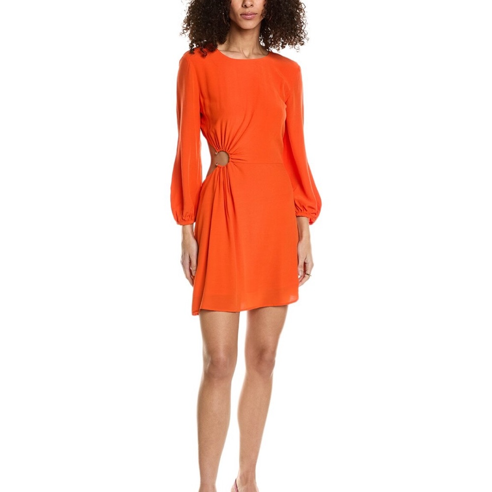 ba&sh Orange Mini Dress